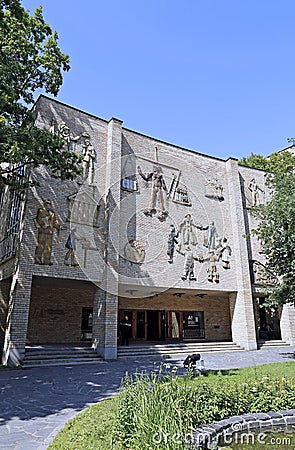 Facade Aalto University School of Business in Helsinki Editorial Stock Photo